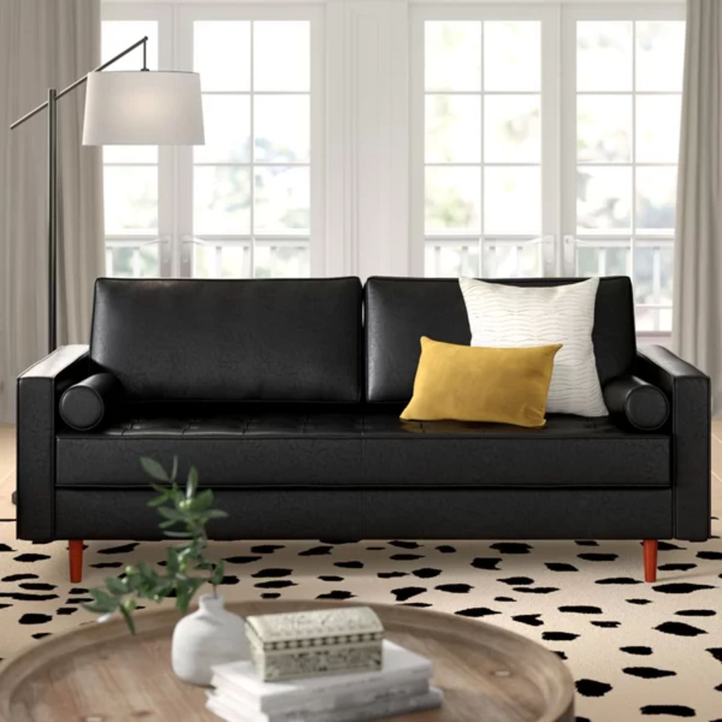 Joss And Main Mid Season Sale Home Deals November 2019 Apartment   At Product Listing Bombay Leather Sofa